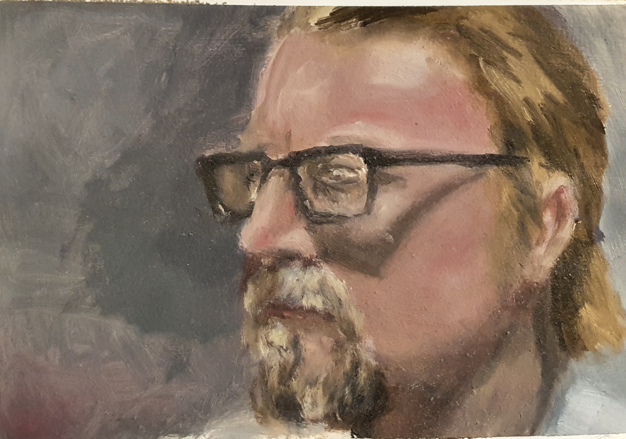 Olie, Portræt af Peter, 2018